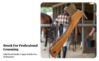 Sturdy Hoof Pick with Wooden Handle