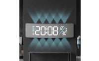 Large Display Digital Wall Clock with Ambient Corded Light-in Digital Wall Clock for Bedroom