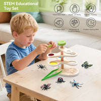 Wooden Adjustable Observation Mirror Toy for Kids