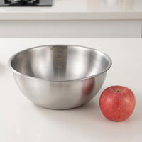 Stainless Steel Mixing Bowl Set, Induction Whisking Bowl and Cooking Bowl with Scale, Versatile Batter Bowl for Home Cooking
