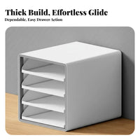 Desktop Drawer Cabinet Space-Saving Desk Organizer Multi-Purpose for Study Room