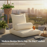 Transformable Floor Sofa Bed Space-Saving Adjustable Backrest Lounger Multi-Functional Ergonomic frame for Living Room