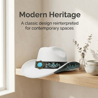 Sun Hat Fedora for Women with Wide Brim for Protection, Unisex Felt with Bohemian Design, Lightweight for Outdoor Travel