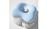 Looped Shape Memory Foam Rest Pillow Contoured Ergonomic Rest Pillow Cushioned