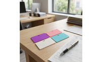 4 Pieces Silicone Memo Board Erasable Stationery Portable for Desk