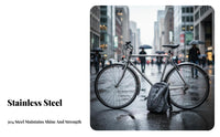 Stainless Steel Bike Fenders Rustproof Full Coverage Cycle Mudguards Full Coverage Bike Fenders for Kids, Rainy Days, Wet Roads