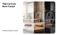 Compact Espresso Accessory Organizer