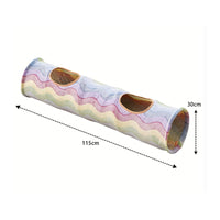 Kitten Tunnel Nest Enclosed Design Kitten Cave Bed Comfortable for Indoor