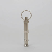 Stainless Steel Whistle Compact Whistle with Keyring Silent for Pet Owners
