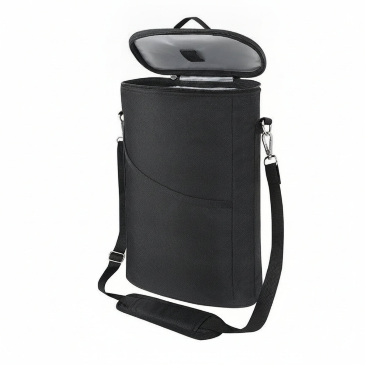 Leakproof Wine Cooler Bag Portable Insulated Wine Tote Compact Foldable for Dinner Parties