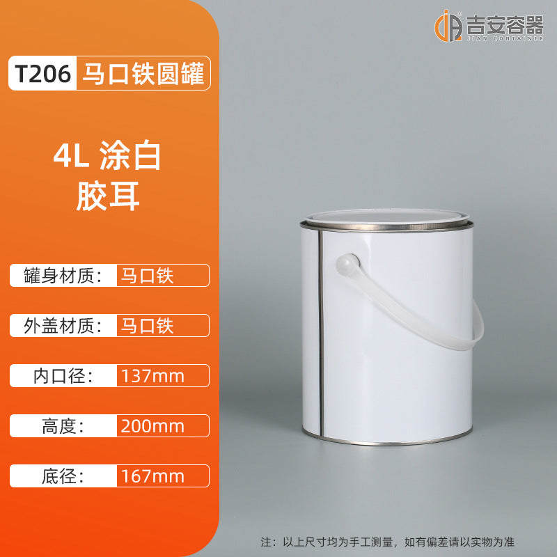 4L Wht Plastic