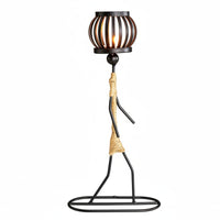 Metal Candle Holder Creative Design Table Centerpiece Candlestick Vintage