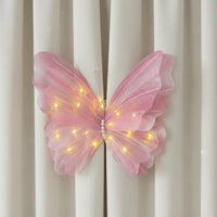 3 Pieces LED Butterfly Lights Glowing Event Ornament Romantic for Birthday Party