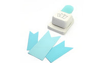 Handheld Paper Label Punch Flat Base Crown-Shaped Label Punch Rounded Corners