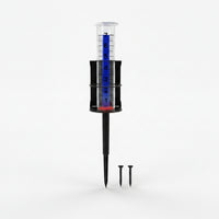 Rain Gauge with Ground Stake Easy to Read for Gardens, Yards, Gardeners, Farmers