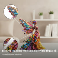 Butterfly Fairy Sign Clean-Cut Edges Home Decor Flat