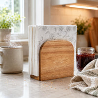 Wooden Tissue Box Holder Vertical Home Storage Long-Lasting for Tabletop