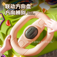 婴儿方向盘玩具模拟仿真驾驶声光玩具宝宝早教益智方向盘玩具批发