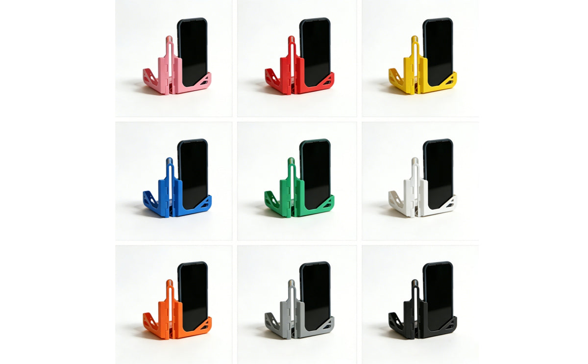 Lightweight Foldable Phone Stand Compact Folding Phone Holder Portable Adjustable for Desk, Office, Tabletop