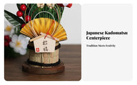 Japanese Kadomatsu Ornament, Pine & Bamboo New Year Decoration, Lucky Blessing Symbol for Home, Restaurant, Event
