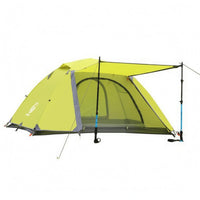 Double Layer Backpacking Tent Aluminum Poles Outdoor Shelter Lightweight