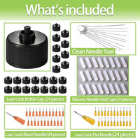 50 Pack Precision Applicator Caps for 2oz Acrylic Paint Bottles