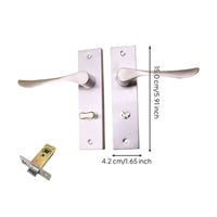 Aluminum privacy lock, easy install