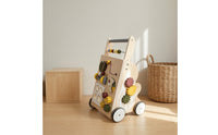 Infant Push Assistant with Blocks Interactive Infant Push Assistant with Activity Center Educational for Young Children, Infants, Nursery