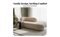Nordic Design Round sunshade Lounger Woven Texture Outdoor Furniture Weather-Resistant Lounge Bed Comfortable pads for Hotel Owners, Homeowners, Families, Balcony, Terrace, pool area, Backyard