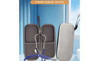 Auscultation Device Case Zipper Closure Auscultation Device Carrying Case Portable Guarding Pouch for Doctors, Veterinarians