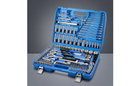 Organized Automotive Tool Set Compact Socket Set with Ratchet Portable Tools Metric for Car Owners, Mechanics, DIYers, Garage, Roadside Emergency, Workshop