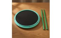 Drum Training Pad with Drumsticks Low-Noise Drum Practice Pad with Sticks Responsive Percussion for Pre-Practice