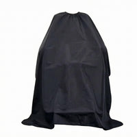 Full Coverage Haircut Cape Gathered Neckline Salon Haircut Cape Shiny Material
