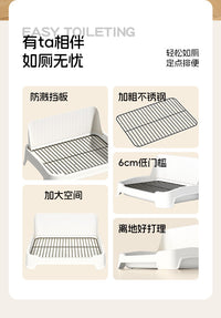 狗厕所中型小型犬专用防踩屎便盆尿尿盆非不锈钢大小便神器狗砂盆