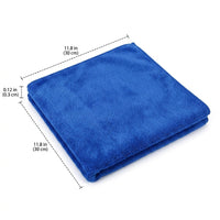 Microfiber Towel and Car Microfibre Cloth, Low-Shedding Towel for Detailing, 30x30cm Car Drying Cloth with Plush Cut Pile and Stitched Edges