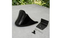 Streamlined Motorcycle Lower Fairing with Bracket Curved Lower Fairing Cover Black Engine Guard Aftermarket for Riders