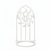 Semi-Circle vertical Planter long-lasting Plant Holder Ornate Scrollwork for Gardeners