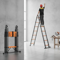 Multifunction Ladder Folding Ladder Adjustable for Amateur Renovators, Homeowners, Home Repairs, Maintenance, Painting