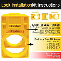 球型锁开孔器套装木门锁钻头Door Lock Installation