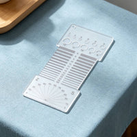 Yarn Thickness Ruler Measurement Knitting Tool Gauge Quick Measure Acrylic Yarn Gauge for Crocheters, Crafters, Hobby Desk