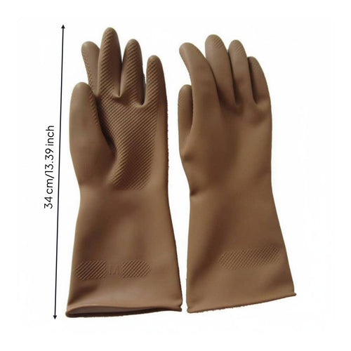 Long Cuff Dishwashing Gloves Heat Resistant for Laundry