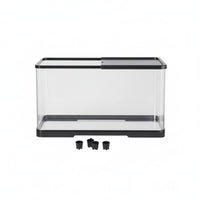 Transparent Reptile Habitat Easy Clean Clear Terrarium Acrylic Reptile Tank for Amphibian Keepers, Desktop