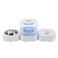 Pet Feeding Station Automatic Cat Feeder and Water Dispenser Compact for Dorms
