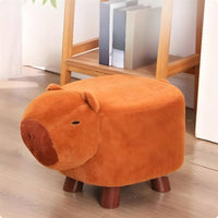 Small Soft Stool Cute Soft Stool Easy to Move for Entryway, Hallway