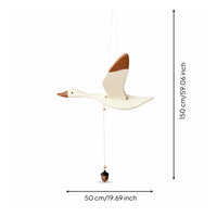 Hanging Bird Ornament Thin Cords for Balcony