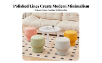 Toadstool Stool Simple Design Shoe Changing Stool Single-Piece Molding