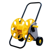 Freestanding Hose Reel Cart Hand-Push Garden Hose Reel Cart Portable for Yard