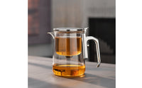 Glass Teapot with Infuser Clear Glass Teapot   Vessel for Simplicity Lovers