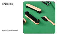 Pool Table Brush Non Scratching Fibers Billiard Table Brush Ergonomic Grip Snooker Cloth Cleaner for Bar Owners, Recreation Center, Home