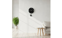 Pendulum Wall Clock Modern Wall Clock with Pendulum Decorative for Home Office